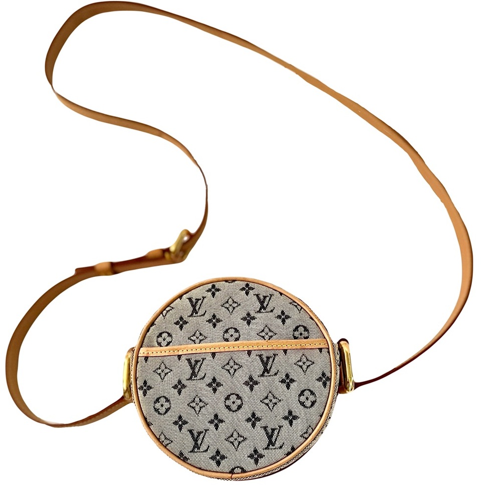 Vintage Louis Vuitton Jeanne PM Mini Lin Canvas Round shoulder/crossbody bag
